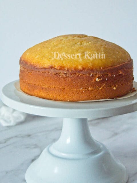 Delicious vanilla cake