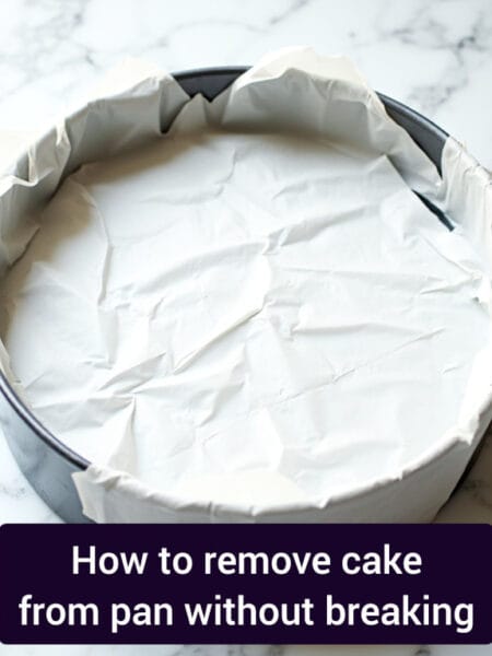 how to remove cake from pan without breaking