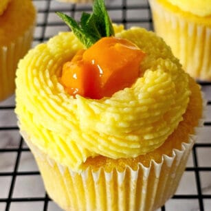 Mango cupcake recipe