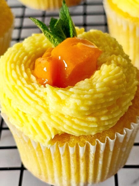 Mango cupcake recipe