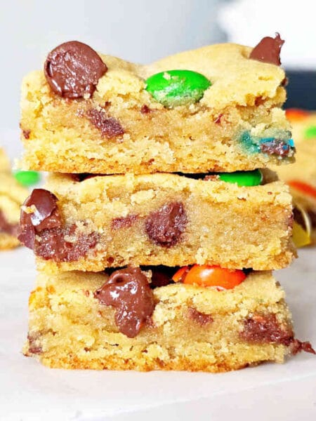 M&M cookie bars recipe