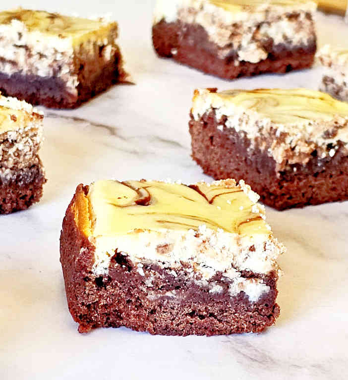 Chocolate cheesecake brownies