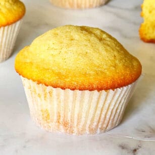 Vanilla muffins recipe Image and recipe by Sayali Bhave. Copyright : www.dessertkatta.com